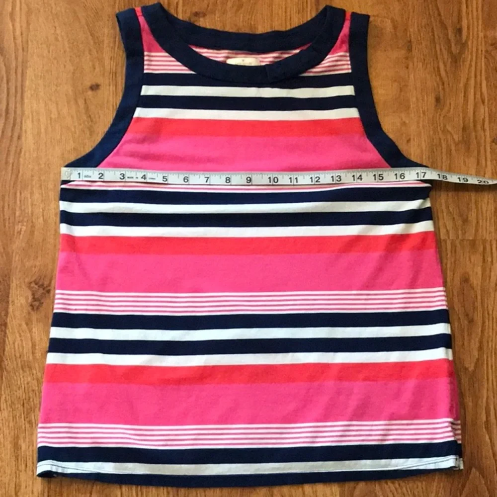 Kate Spade Pink and Navy Striped Pajama Set - Picture 8 of 12